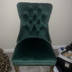 Velvet Green Chairs