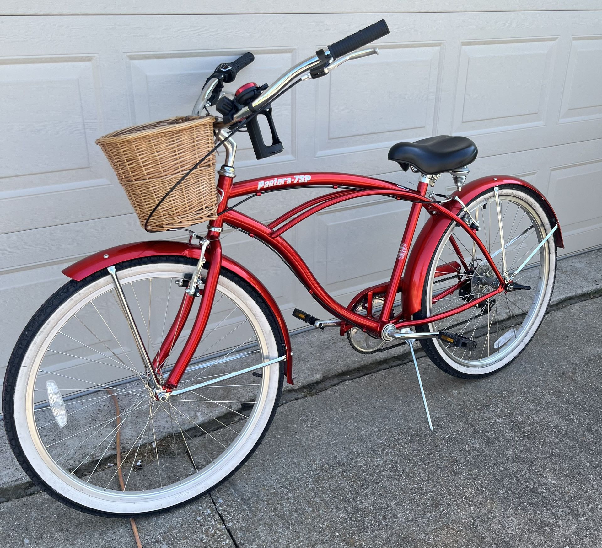 Micargi  Pantera 7 Speed Beach Cruiser Bike 26