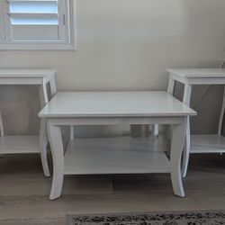 Coffee Table And End Tables Set 