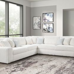 MARSHMALLOW  OVERSIZED Sectional **NEW ARRIVAL**