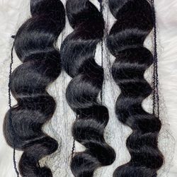 16-18-20” Loose Wave $125 300grams Big Bundles ❤️