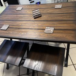 Ashley Freimore 5-Piece Dining Set – Table + 4 Stools