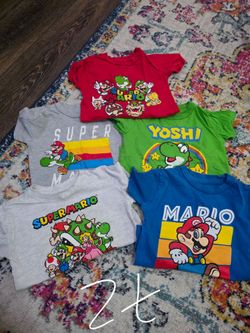 Super Mario shirts and socks