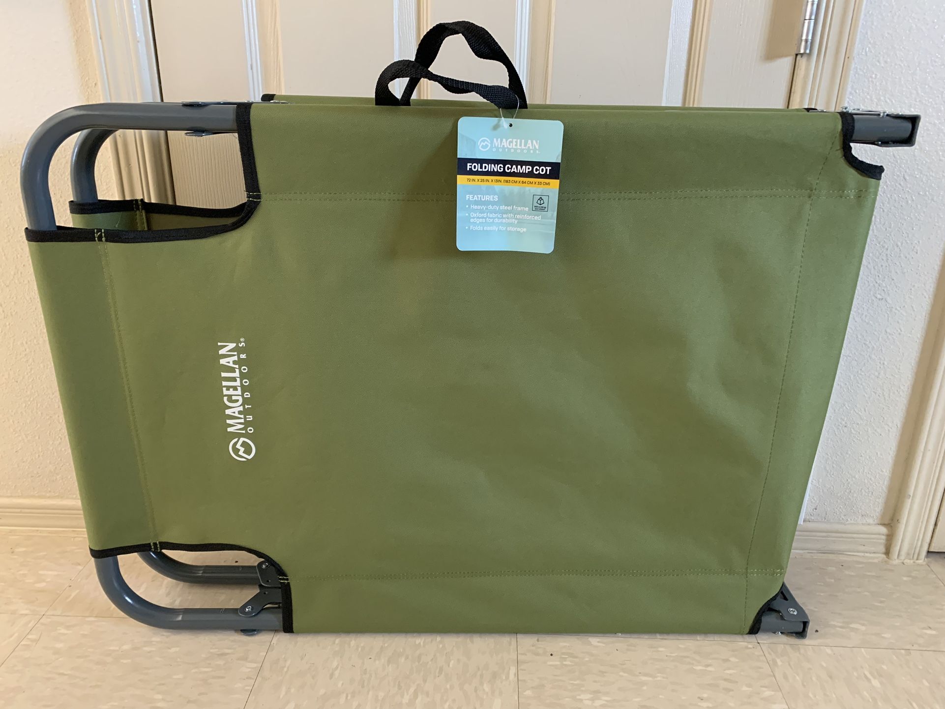 Magellan Folding Camp Cot BNWT
