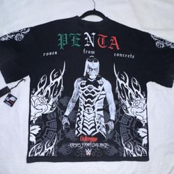 Civil Regime WWE Penta Graphic Tee Oversized Black Size Small