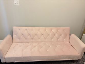 Pink couch / futon
