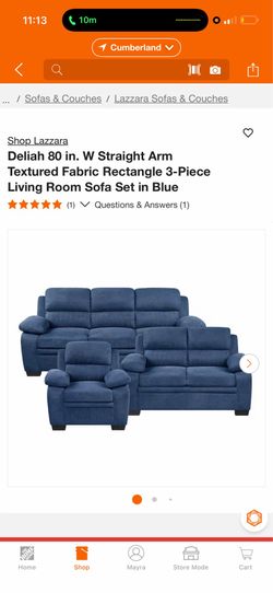 3 pc suade livingroom set