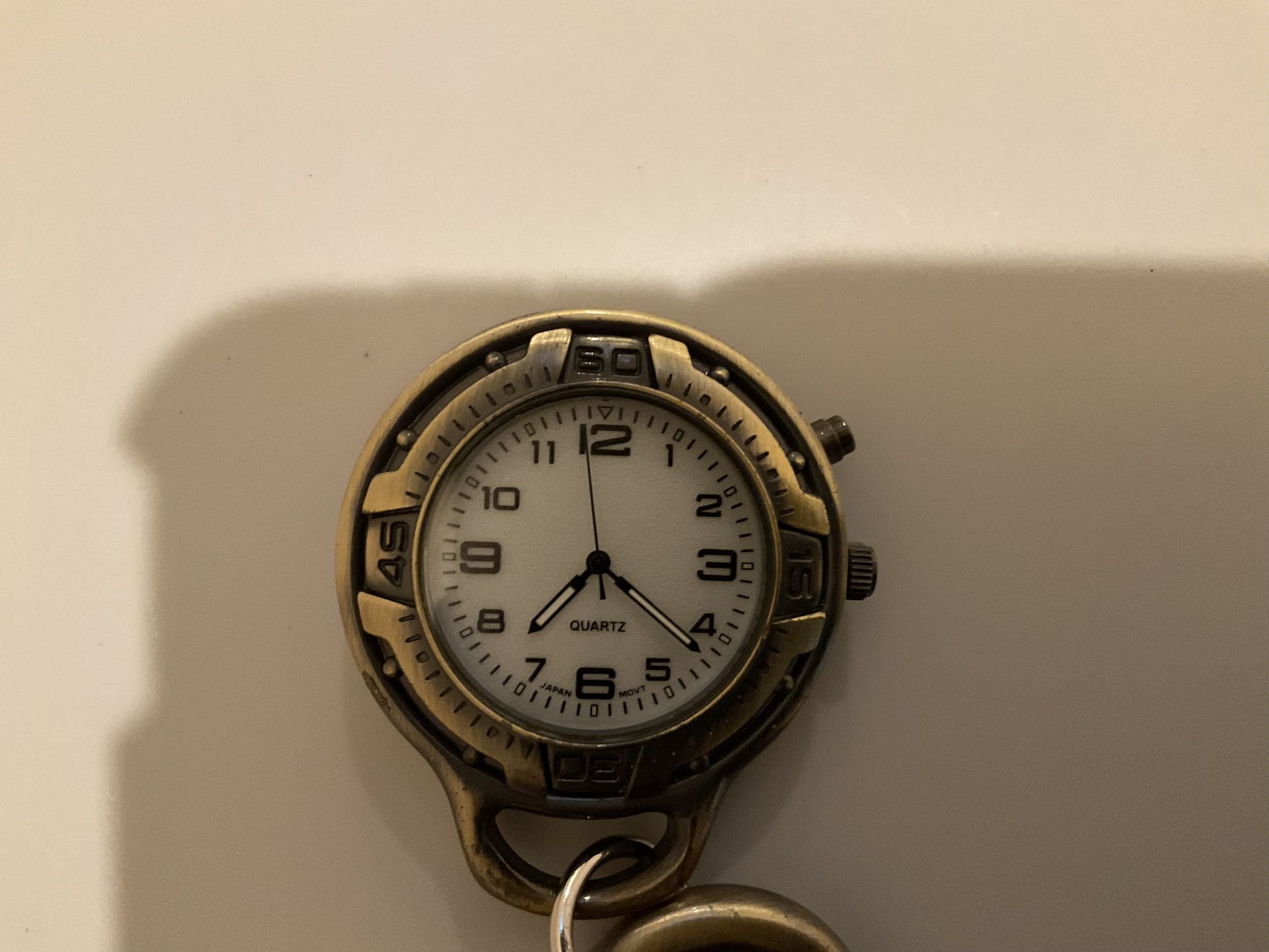 Quartz Watch with Carabiner Clip
