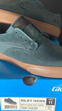 Lakai Riley Hawk pine suede size 11