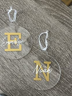 Personalized Acrylic Ornaments 