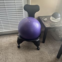 Yoga Ball Chair Includes Pump 