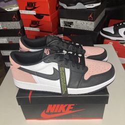 AIR JORDAN 1 RETRO LOW OG (Bleached Coral) [ 11,  12.5  &  14 Men’s ]