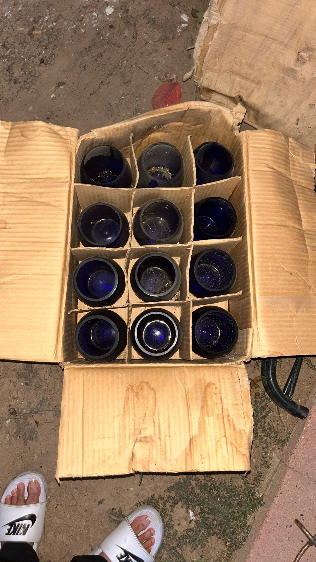 Large Blue Votives