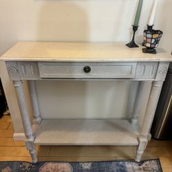 Entry Way Table - Distressed Wood