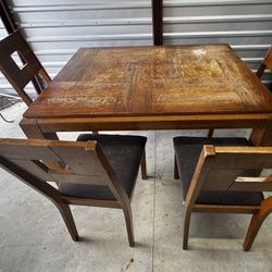 Solid Wood Dining Set -Perfect  4 Restoration