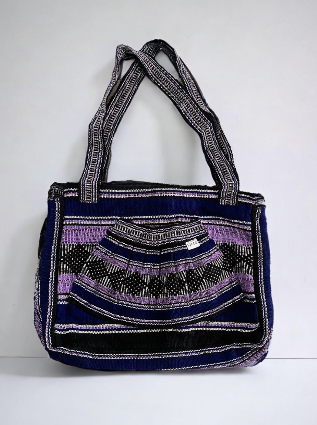 Artesanias Lillo Purple Tote Bag