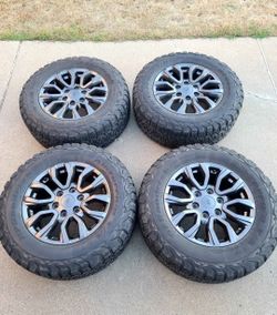 Ready to Go! 17" Ranger Wheels & Tires (75% Tread + TPMS Incl.)