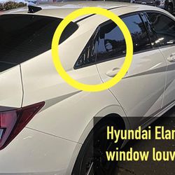 Window Louvers - Hyundai Elantra