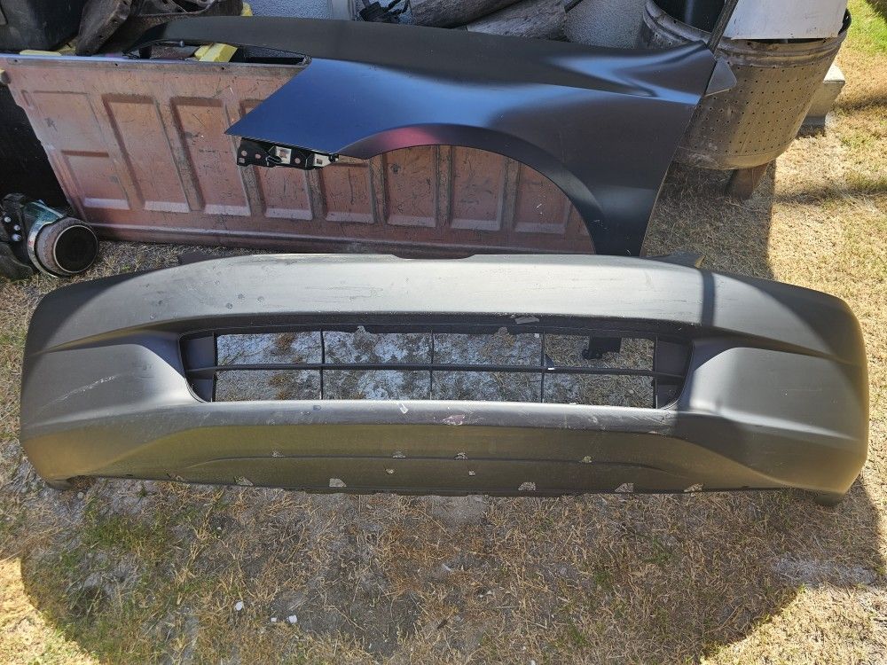 2005 Honda Accord Front And Back Bumpers. Left Side Fender.
