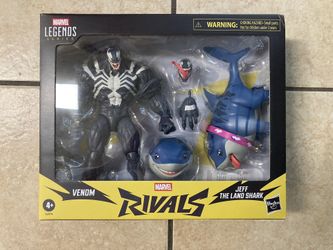 Marvel Legends GamerVerse 6" Marvel Rivals Venom Jeff Land Shark 2-Pack