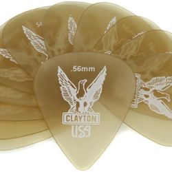 Clayton  |  ULTEM  |  Standard  |  Guitar Picks  | 0.56 mm