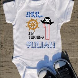 Pirate Themed Birthday Shirt