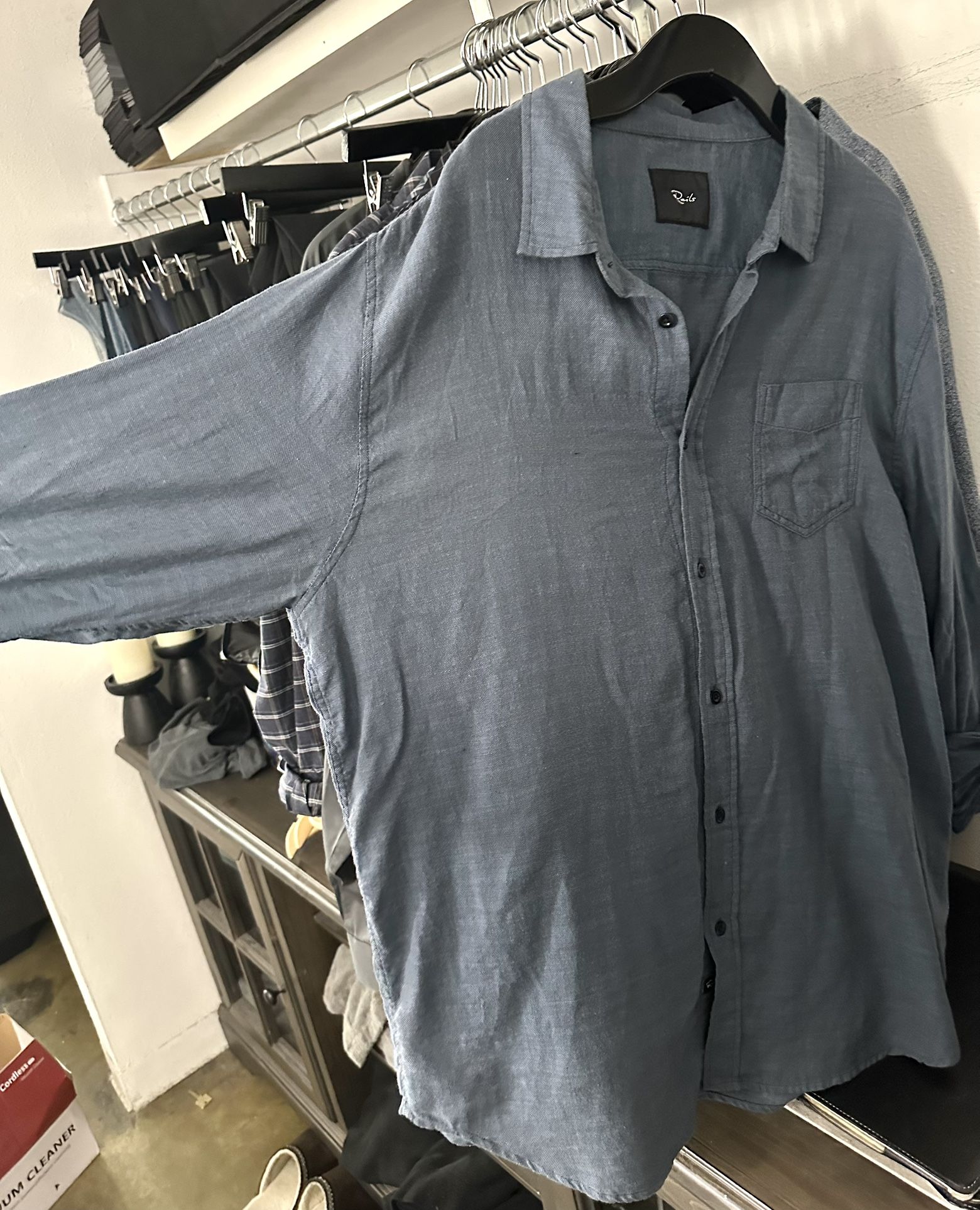 Long Sleeve Button Up - Very Nice Hardly Used Good Quality Great Condition I lost a lot of weight so now I need to clear out my closet. Lots of nice