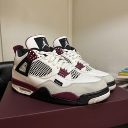 Used 2x Jordan 4 PSG Size 10.5 men  215$ Firm. No trades only for sale. (worn with sneaker shields)