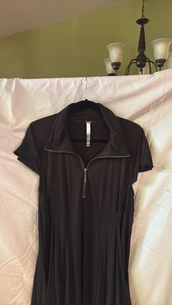 Kensie Black Zip-Front Dress