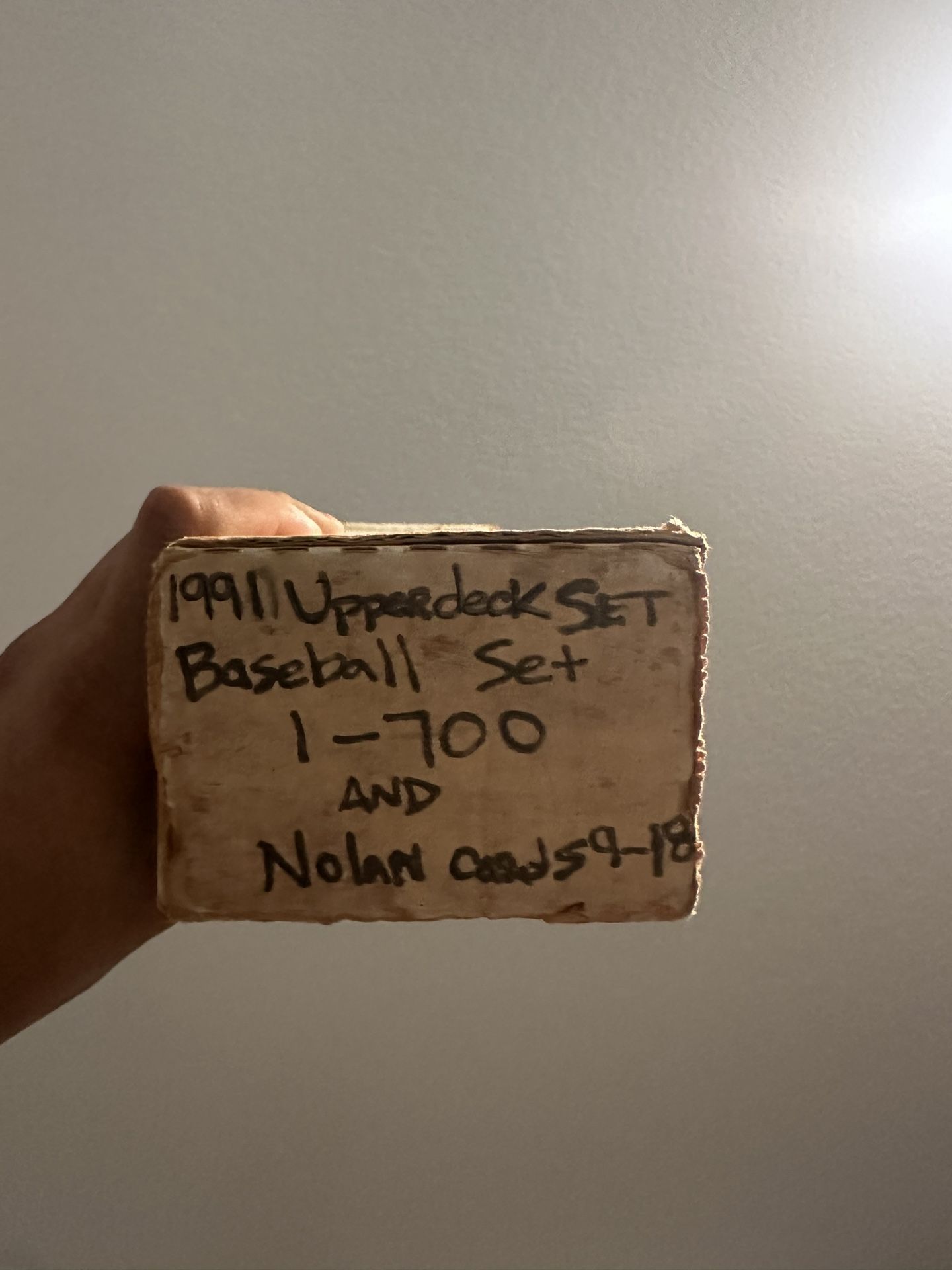 1991 Upper deck Baseball Card Set 1-700