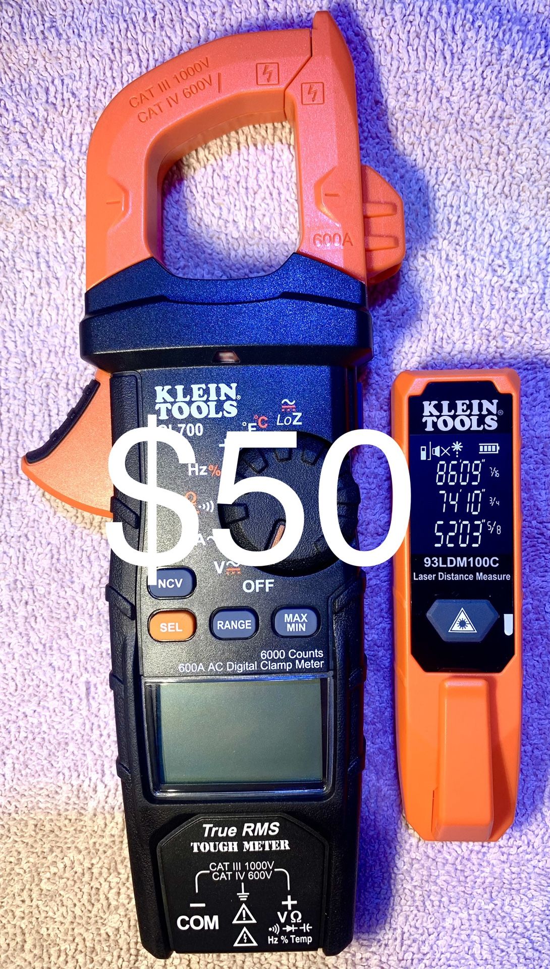 Klein Tools CL700 Meter & Compact Laser Distance Measurer for Sale in