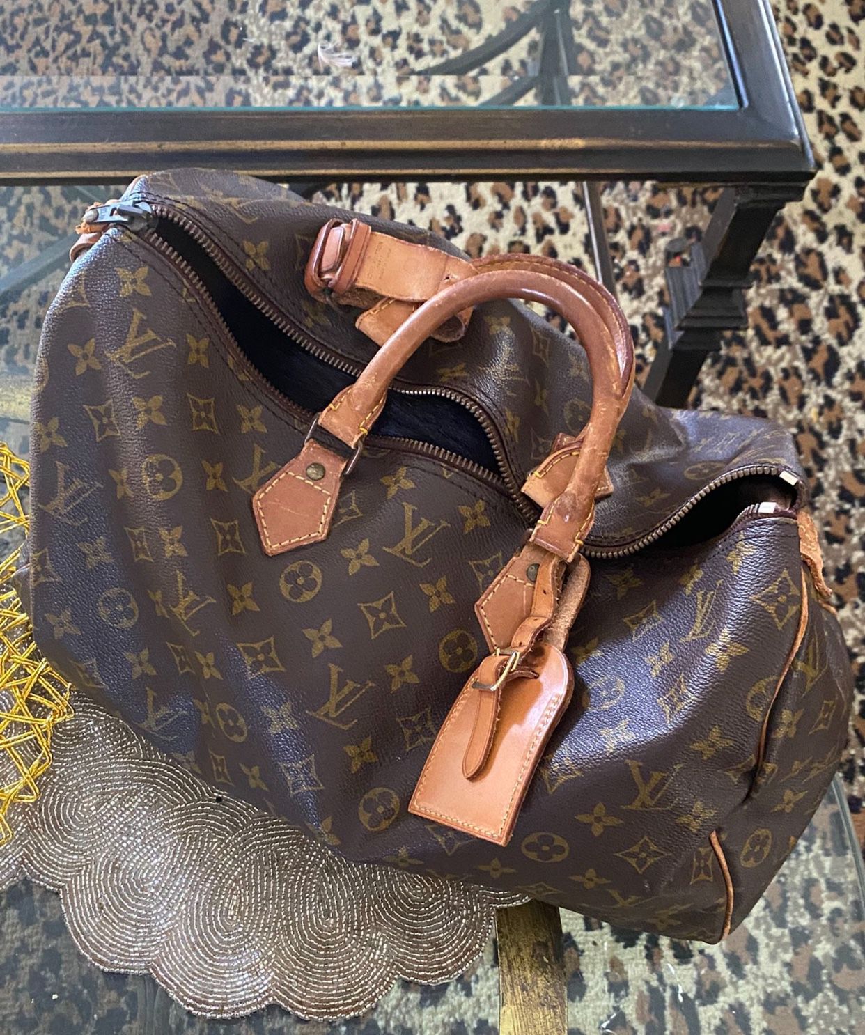 Louis Vuitton Speedy 35 Large Bag With Code 