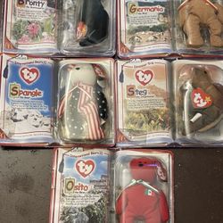 5 Beanie Babies Lot