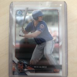 Pete Alonso Bowman Chrome Rookie