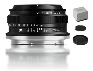 TTArtisan APS-C 25mm F2 Metal Bodied Mirrorless Camera Lens