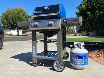 🔥 Weber Genesis II propane Grill Blue/Black 🔥