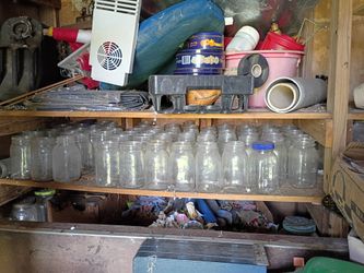 Over 75 mason jars
