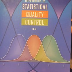 Introduction to statistical quality control / text book