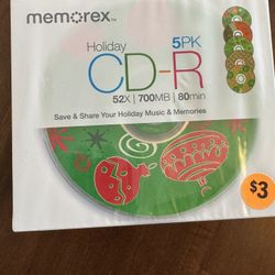 Christmas Theme Blank CDs *NEW