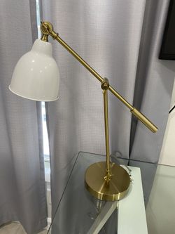 Heavy Gold Desk Lamp