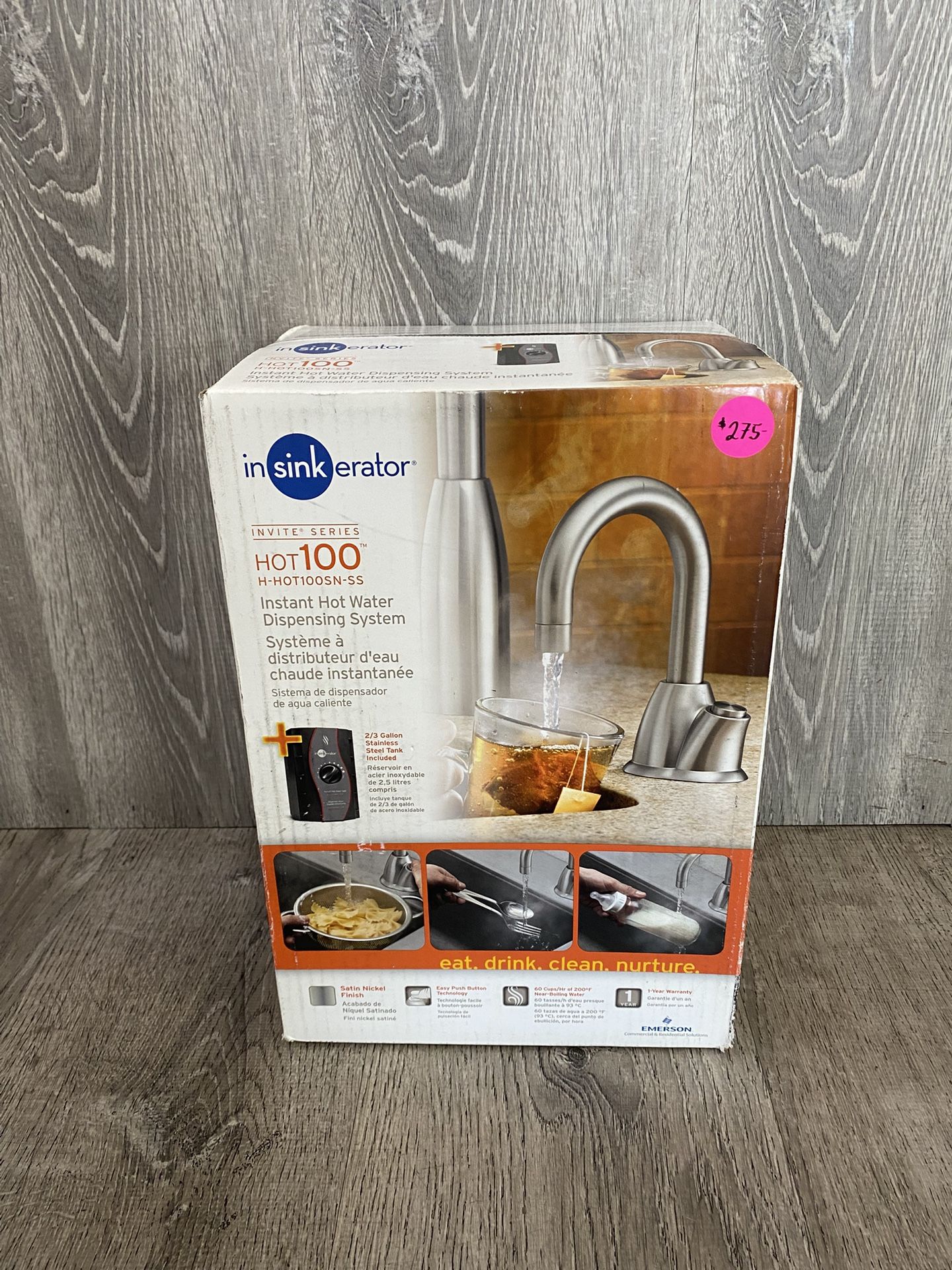 Insinkerator Invite Series Hot100 Instant Hot Water Dispensing System