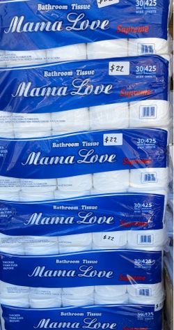 30 rolls of 3-ply toilet paper for $22 per pack