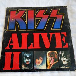 Kiss Alive 2 LP Vinyl Record gatefold double LP 1977 first press Sterling Sound