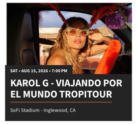 Karol G Concert Tickets