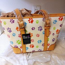 Dog Paw Print Purse