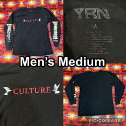 YRN - Yung Rich Nation Migos Culture II Black Long Sleeve Shirt Men’s Medium