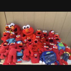 Lot Of Elmo Sesame Street Plushy Collection Some Vintage All Sizes Make Offer