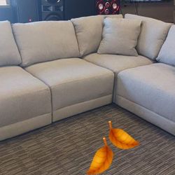 Matany 4 Pcs Sectionals Sofas Couchs 