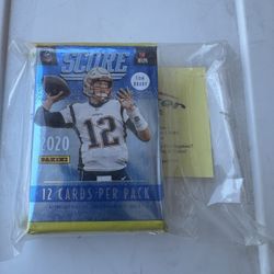 New 2020 Score NFL Pack Panini 4 Pack