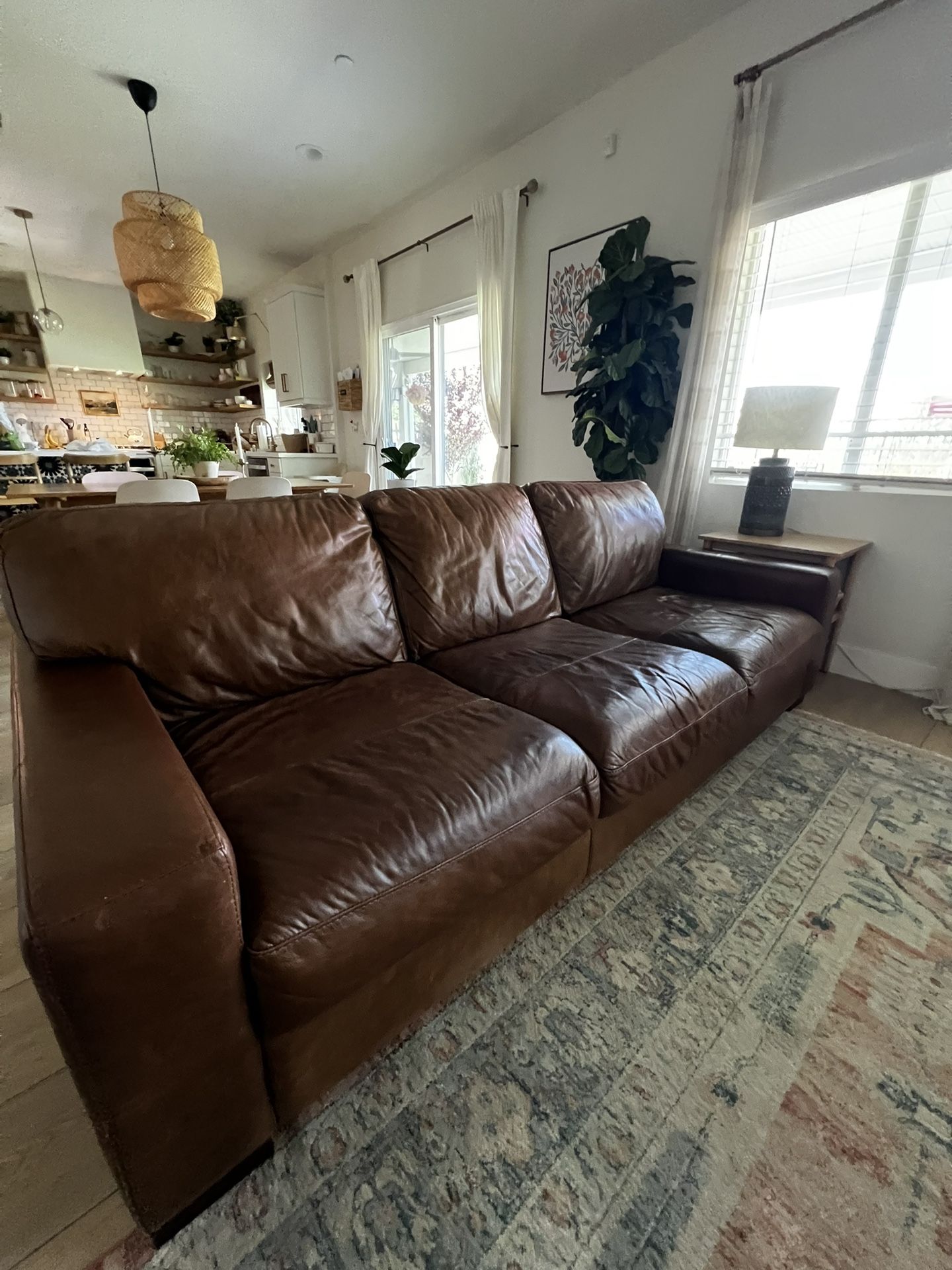 Monarch - Leather Couch